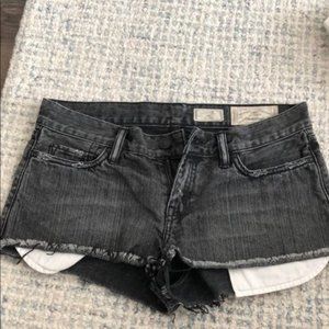 All Saints Lowe Shorts Washed Black